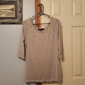 Silver Metallic Sweater